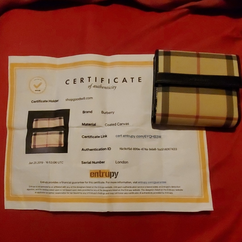 Burberry wallet